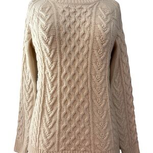 Cable Knit Cream Sweater